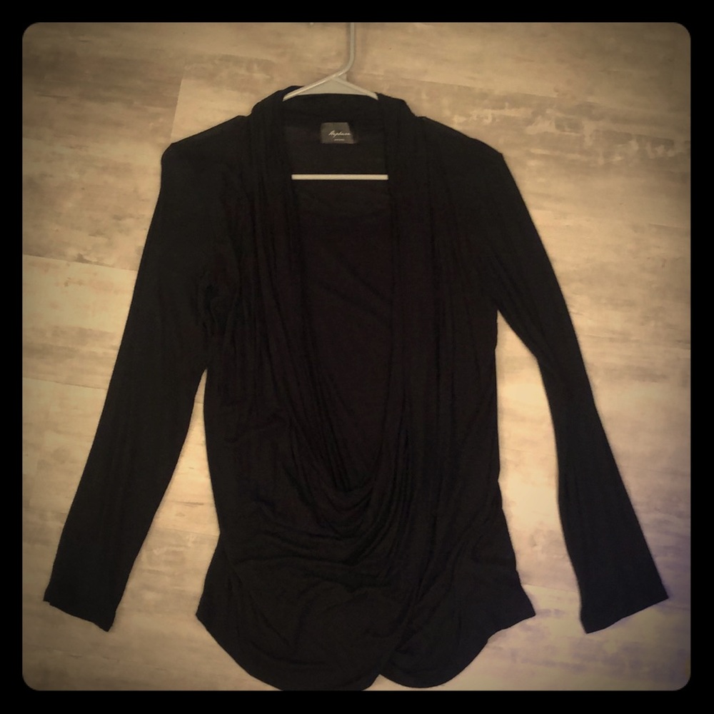 Black long sleeved sweater